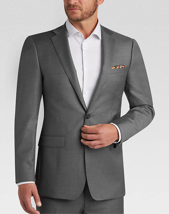 Gray Pick Stitch Extreme Slim Fit Suit - Alisons Law Avenues