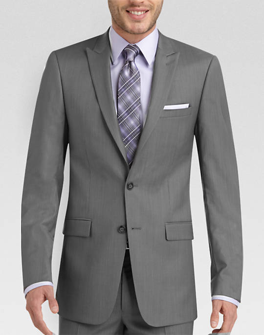 Gray Stripe Extreme Slim Fit Suit - Alisons Law Avenues